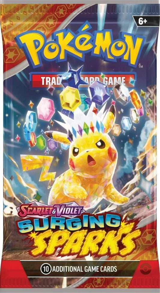 Pokémon TCG: Surging Sparks Booster Pack – Rip & Ship!