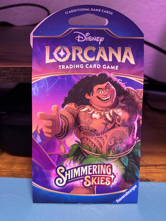 Lorcana TCG: Shimmering Skies Single Booster Pack - Rip & Ship!