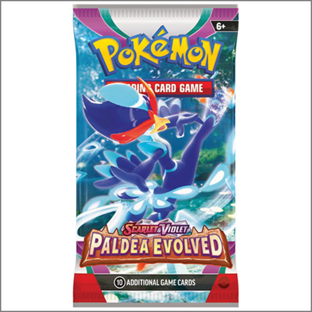 Pokemon TCG: Paldea Evolved Single Booster Pack - Rip & Ship!