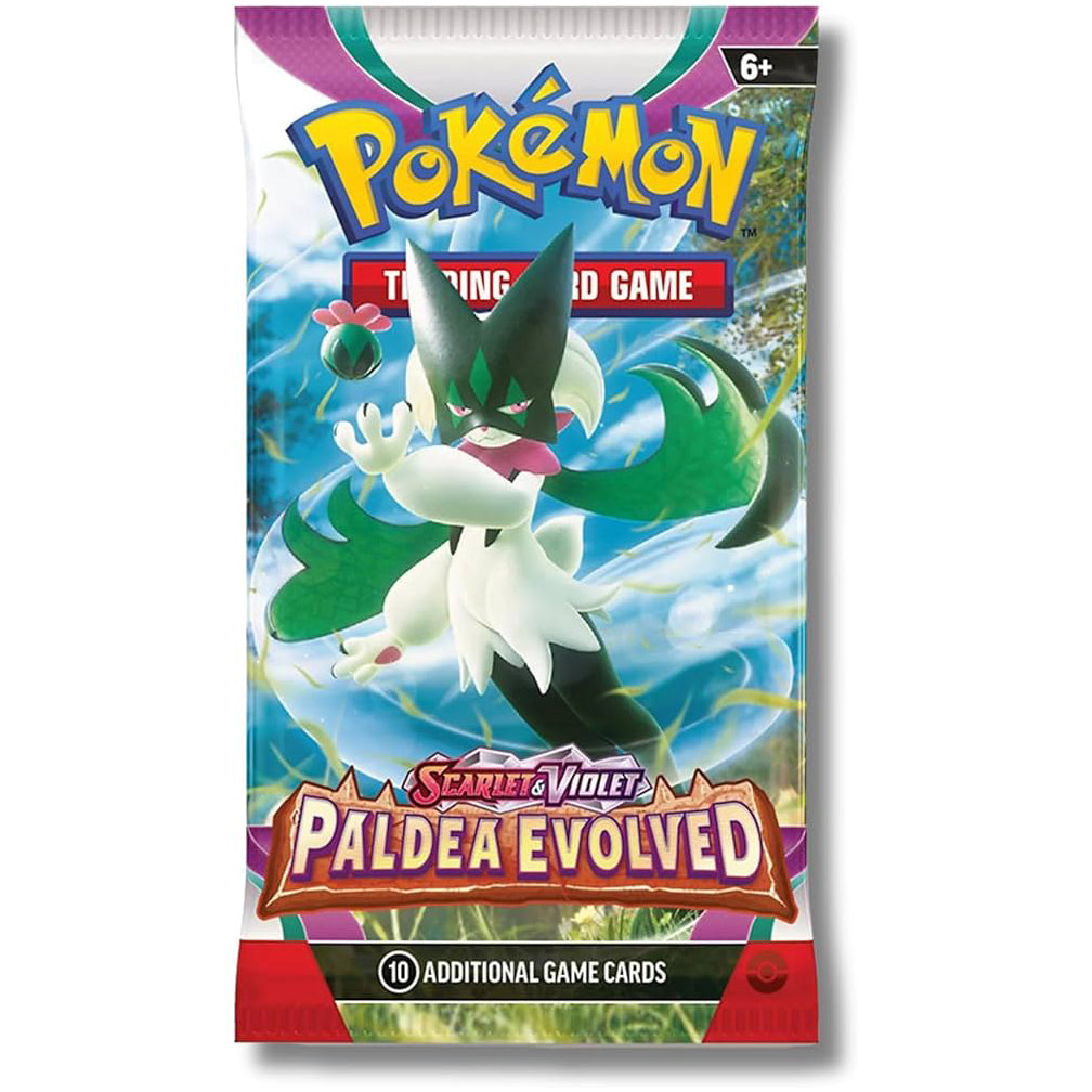 Pokemon TCG: Paldea Evolved Single Booster Pack - Rip & Ship!