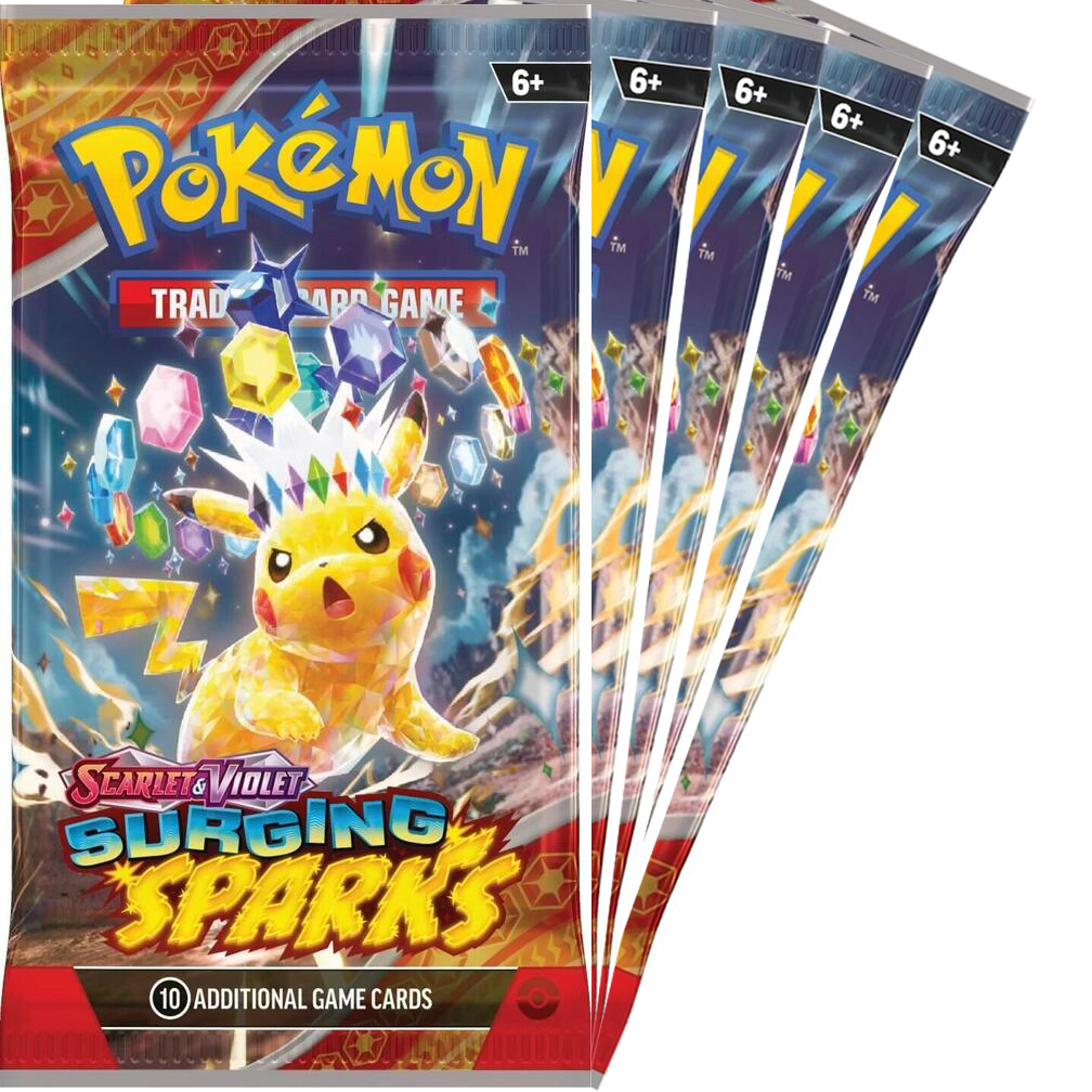 Pokémon TCG: Surging Sparks Booster Pack – Rip & Ship!