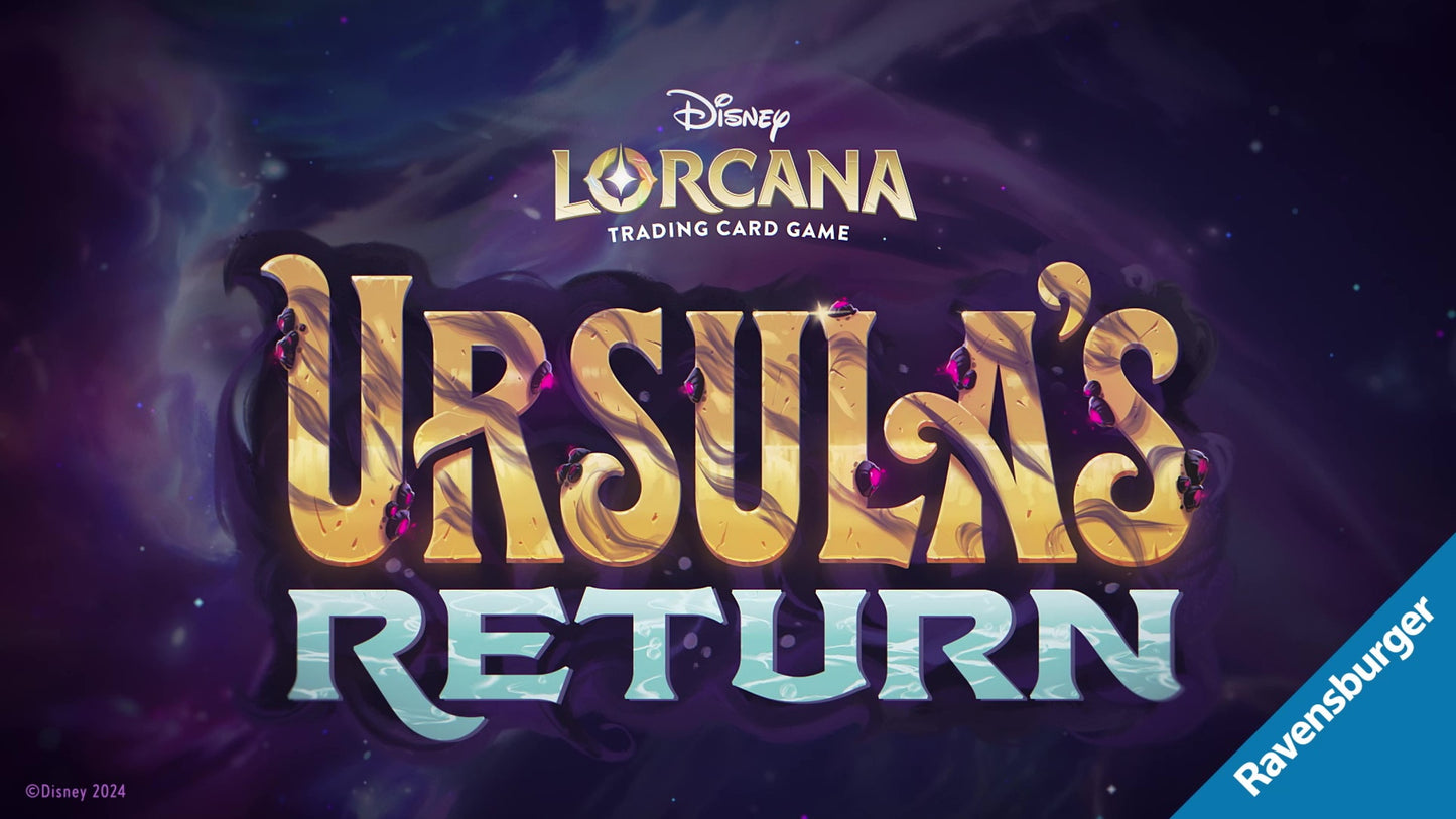 Lorcana TCG: Ursula's Return Single Booster Pack - Rip & Ship!